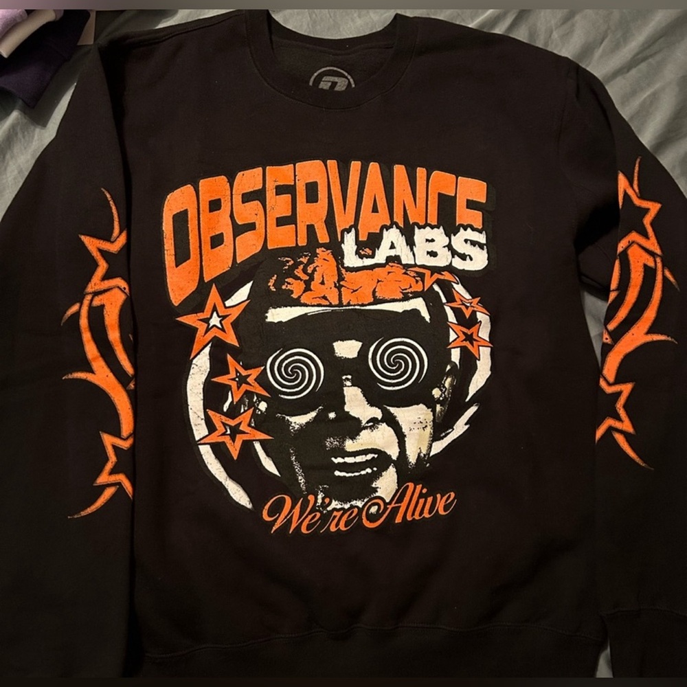 Observance Labs Crewneck Streatwear Size Small